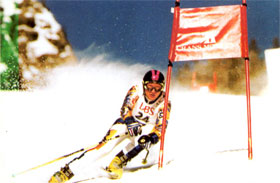 Stefano Zanga, campione italiano di slalom gigante cat. B2
