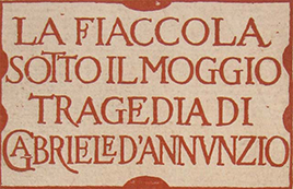 Commedia “La fiaccola sotto il moggio”
