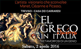 Mostra “EL GRECO IN ITALIA”