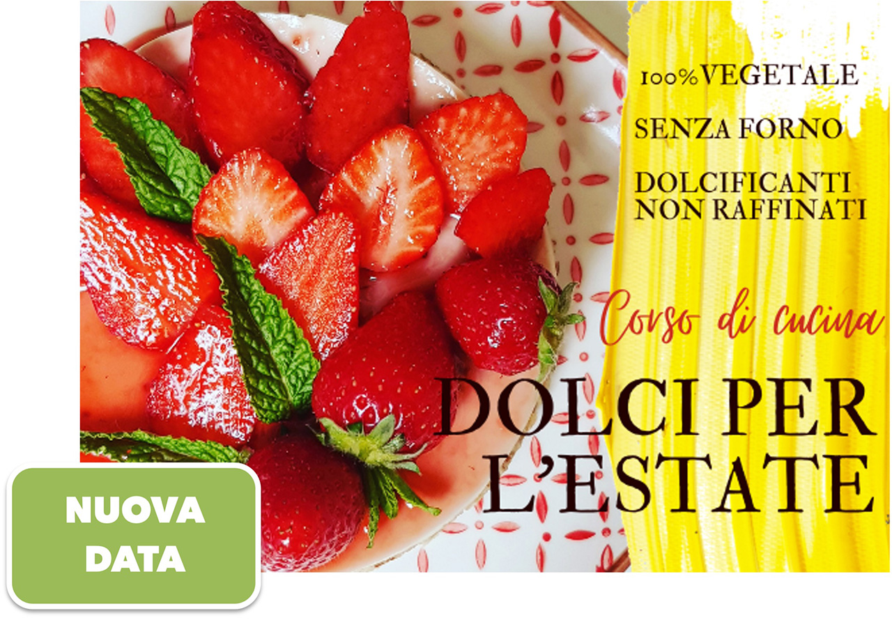 Corso di cucina naturale: dolci per l’estate