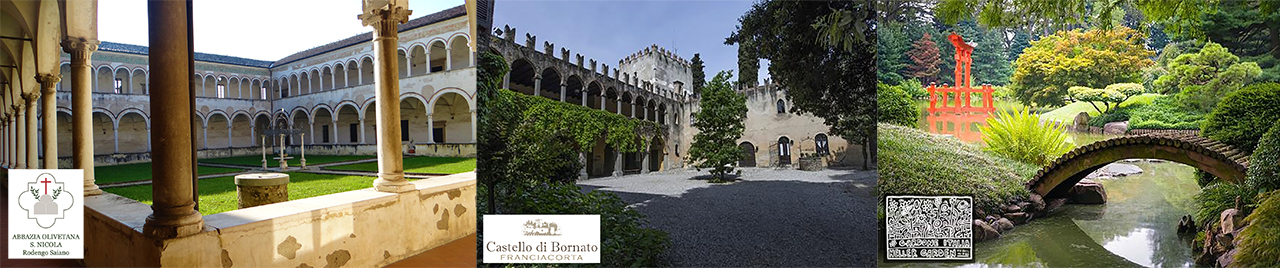 Franciacorta: Abbazia di San Nicola, Castello di Bornato e Giardini Heller