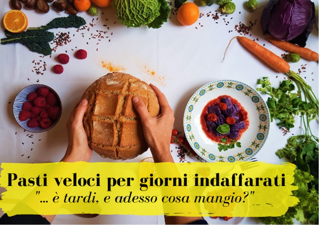 Corso di cucina naturale “Pasti veloci per giorni indaffarati”