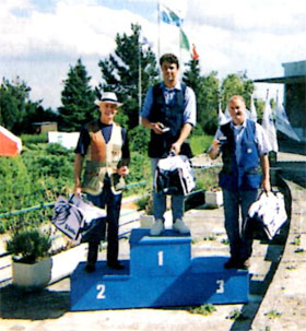 Giampietro Spiller sul gradino più alto a San Marino