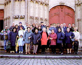 Il gruppo dei partecipanti al viaggio ai Castelli della Loira