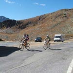 Anche Paolo Caramaschi, atleta Cad Bam Bicycle, giunge a Passo Gavia