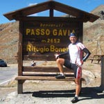 Gianluigi Castagna a Passo Gavia
