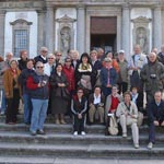 Il Gruppo di partecipanti davanti alla chiesa della Pousada de Santa Marinha