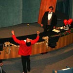 Un momento dello spettacolo a cura del Circo Sterza