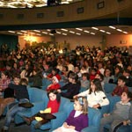 L'Auditorium visto dal basso a destra.